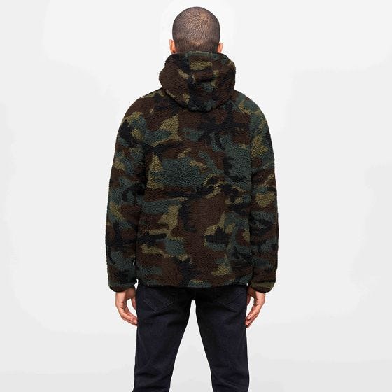 Brandit Teddyfleece Worker Jacket Woodland