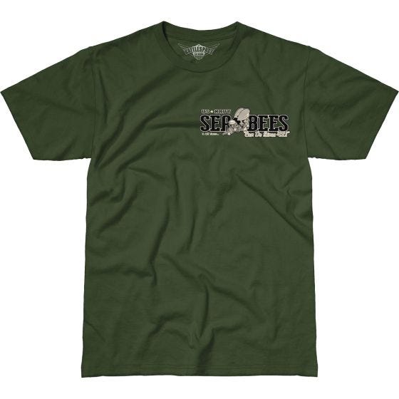 7.62 Design USN Seabees Vintage Battlespace T-Shirt Military Green