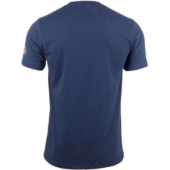 7.62 Design Veteran By Choice English T-Shirt Indigo Blue