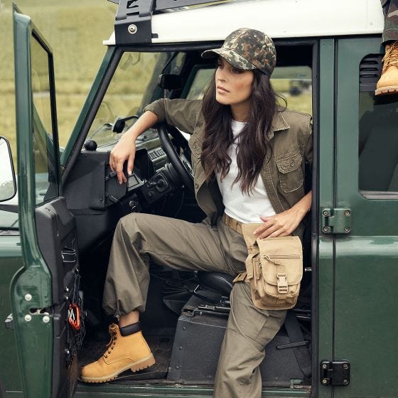 Brandit Ladies Vintage Shirt Longsleeve Olive