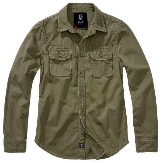 Brandit Ladies Vintage Shirt Longsleeve Olive