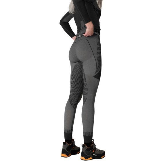 Alpinus Women Pro Miyabi Edition Base Layer Leggings Grey-Melange