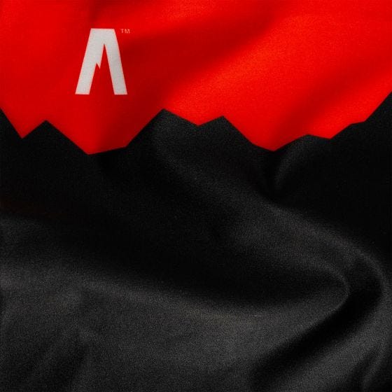Alpinus Active Mari Multifunctional Neck Gaiter Black-Red