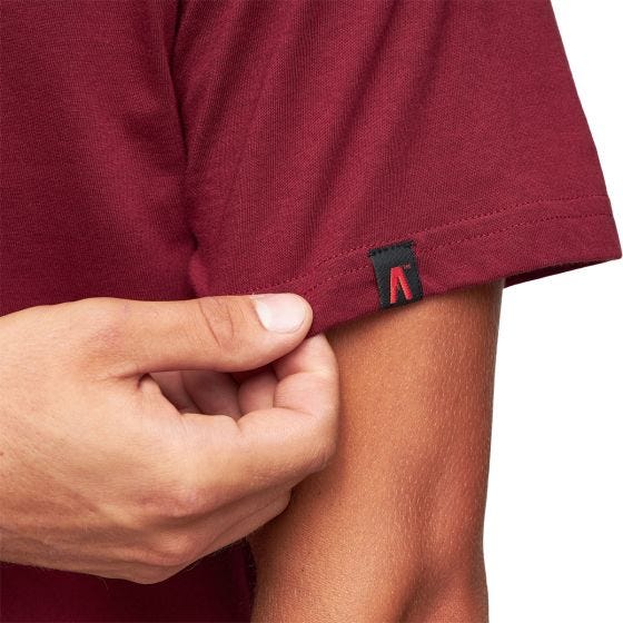 Alpinus Men's Active Polaris II T-Shirt Burgundy