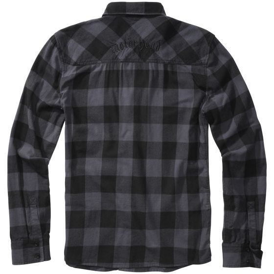 Brandit Motörhead Checkshirt Black-Grey