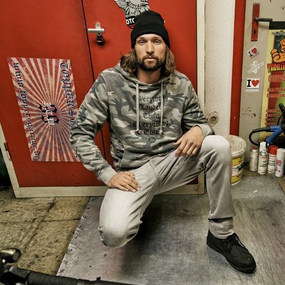 Brandit Motörhead Sweathoody Grey Camo
