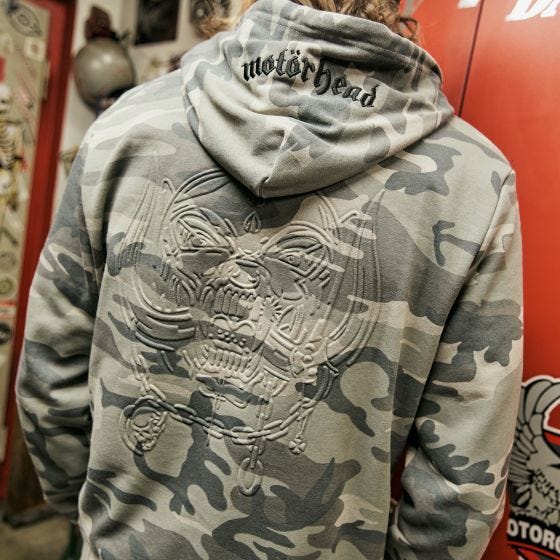 Brandit Motörhead Sweathoody Grey Camo