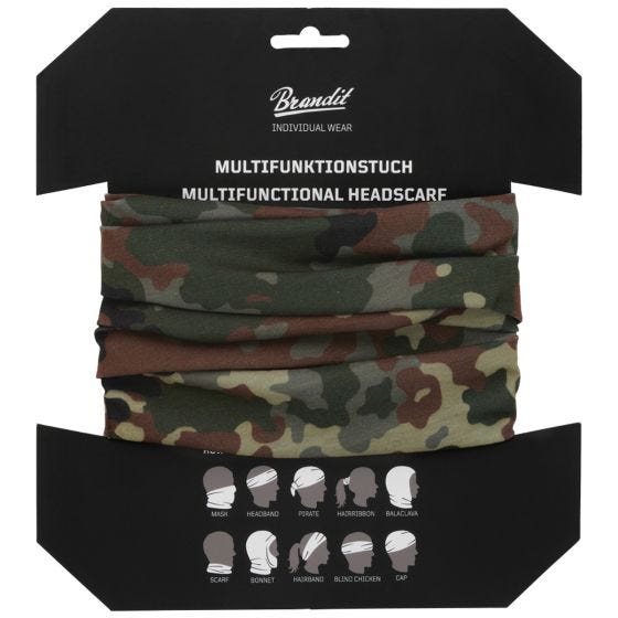 Brandit Multifunctional Neck Gaiter Flecktarn