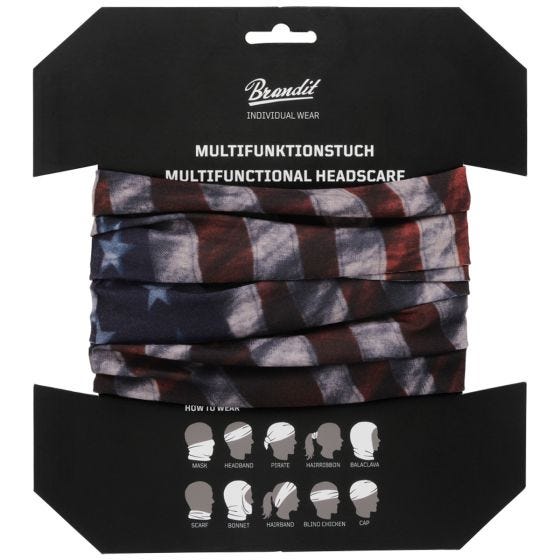 Brandit Multifunctional Neck Gaiter US Flag