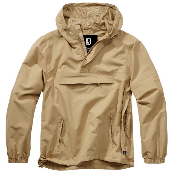 Brandit Summer Windbreaker Camel