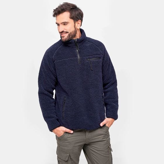 Brandit Teddyfleece Troyer Navy