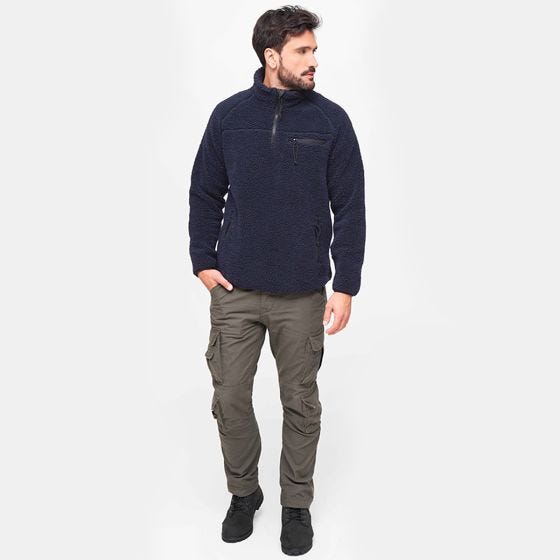 Brandit Teddyfleece Troyer Navy