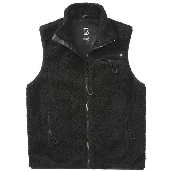 Brandit Teddyfleece Worker Vest Black