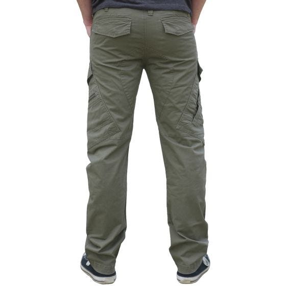 Brandit Adven Slim Fit Trousers Olive