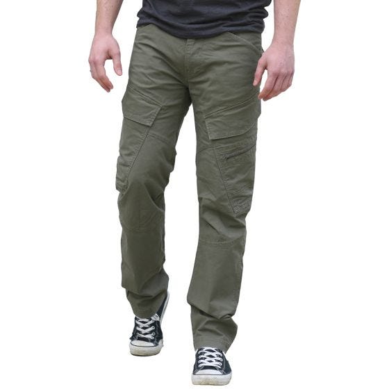 Brandit Adven Slim Fit Trousers Olive