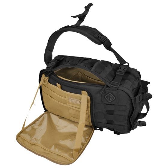 Hazard 4 Second Front Rotatable Backpack Black