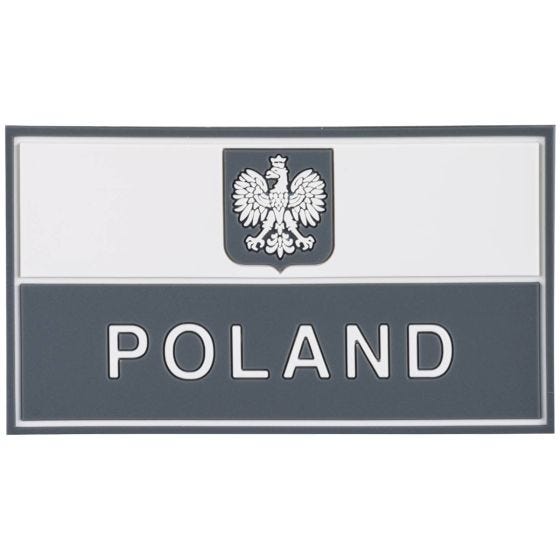 Helikon Polish Flag Patch PVC Grey