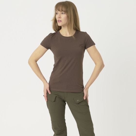 Helikon Organic Slim Women's T-Shirt Earth Brown