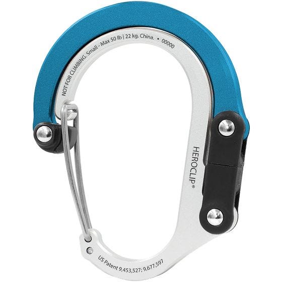 Heroclip Small Gear Clip Blue Steel