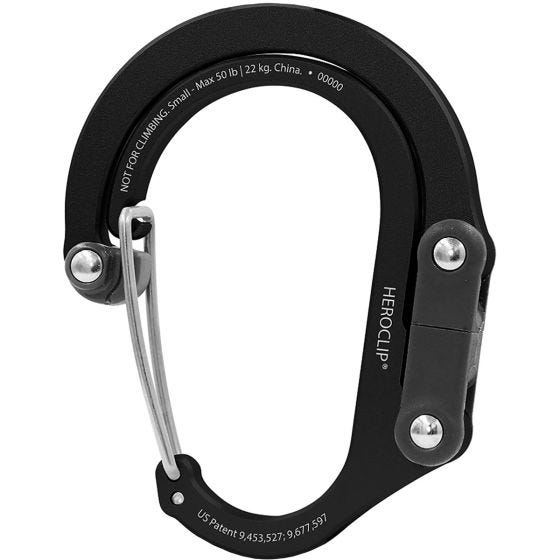 Heroclip Small Gear Clip Stealth Black
