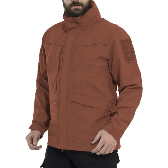 Pentagon Hurricane Shell Jacket Maroon Red