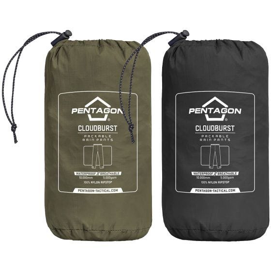 Pentagon Cloudburst Packable UNISEX Rain Pants RAL 7013