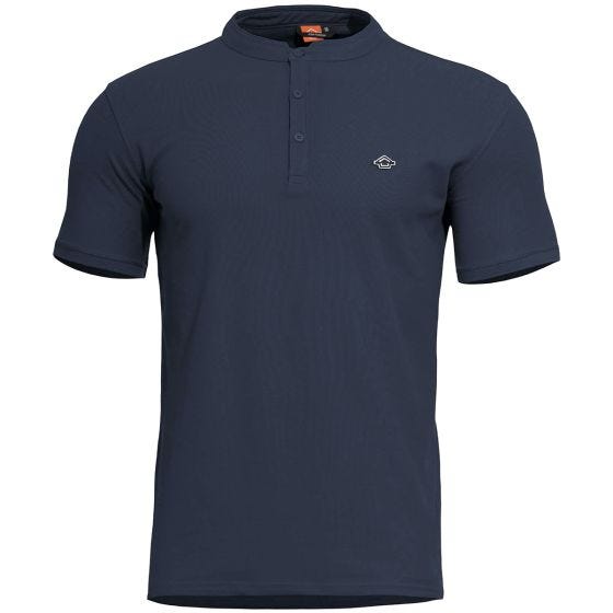 Pentagon Levantes Henley Shirt Navy Blue