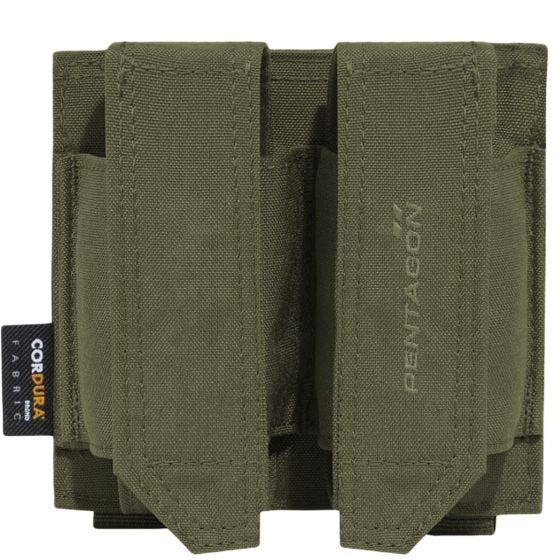 Pentagon Double FB Pouch Olive