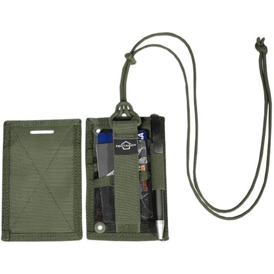 Pentagon ID Card Holder Olive