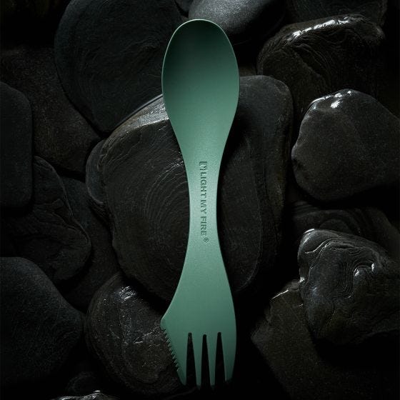 Light My Fire Spork Large Serving Bio Musty Yellow
