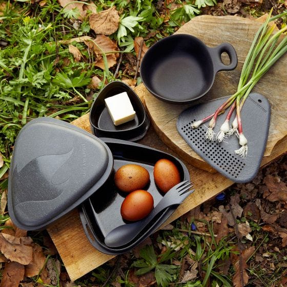 Light My Fire Outdoor MealKit 8pcs Set Rusty Orange