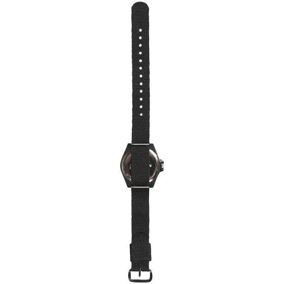 Mil-Tec British Style Army Watch Stainless Steel Dull