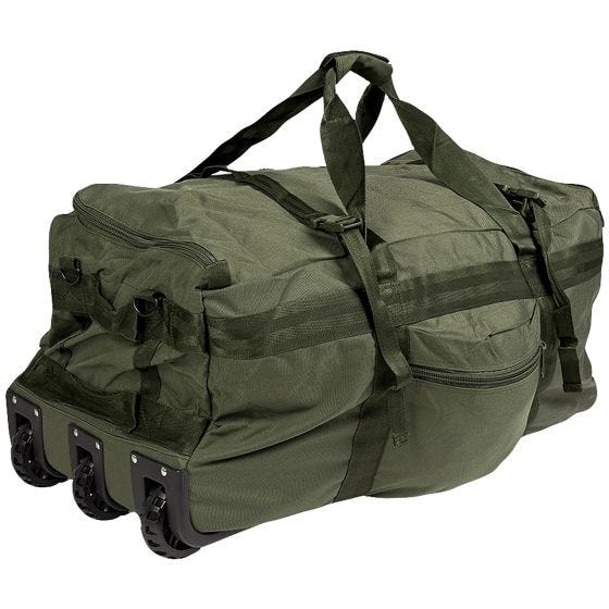 Mil-Tec Combat Carrying Duffel with Rolls Olive