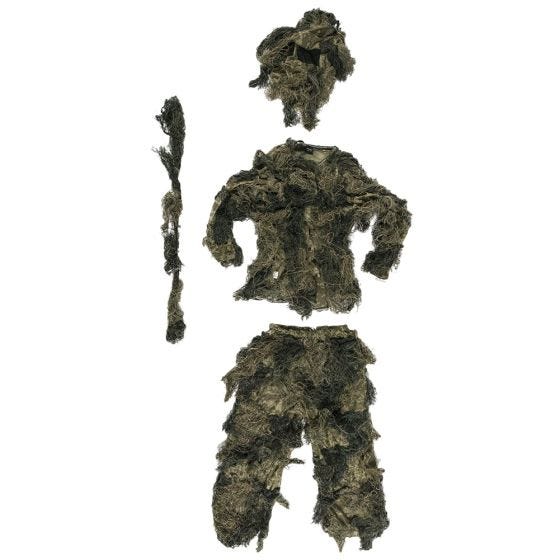 Mil-Tec Ghillie Suit Anti-Fire Basic Woodland