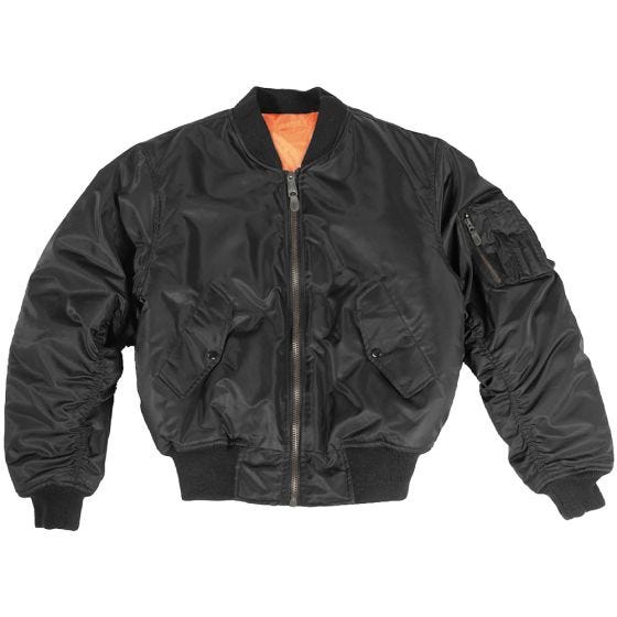 Mil-Tec MA-1 Flight Jacket Black