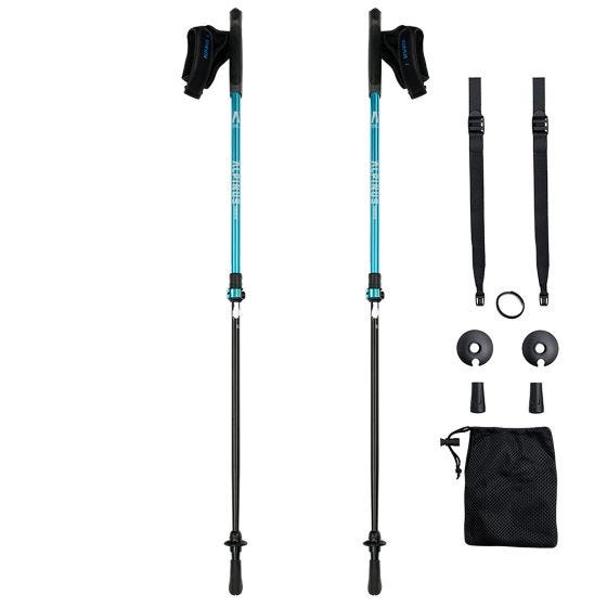Alpinus Tactical Nordic Walking Poles Lysefjord Blue