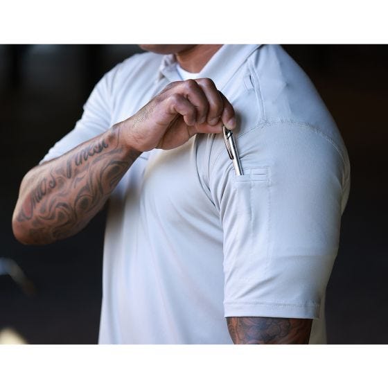 Propper EdgeTec Short Sleeve Polo White