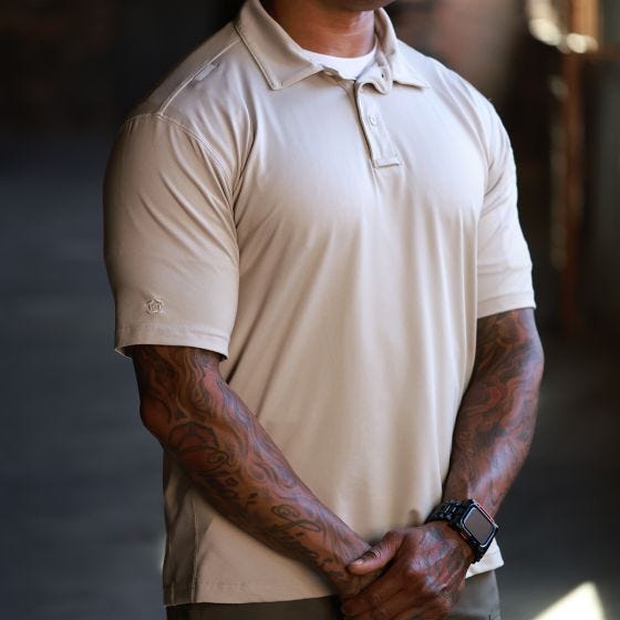 Propper EdgeTec Short Sleeve Polo White