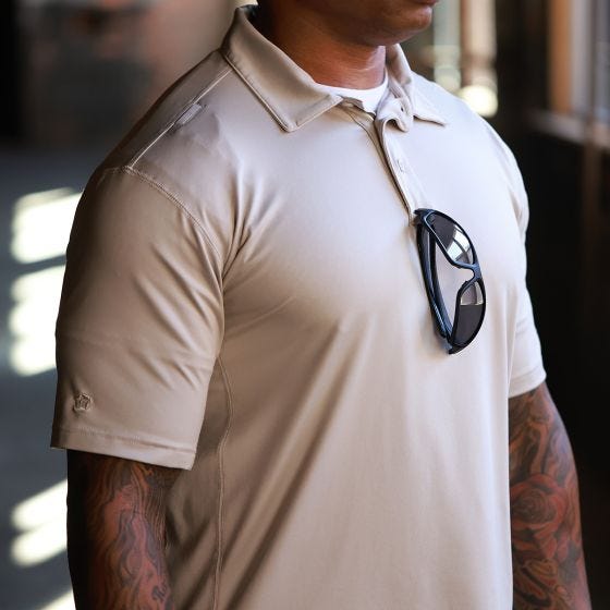 Propper EdgeTec Short Sleeve Polo White