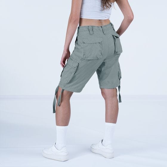 Surplus Ladies Airborne Vintage Shorts Grey