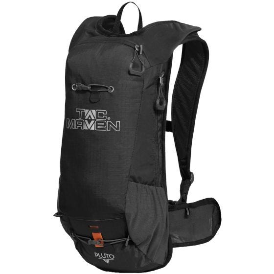 TAC MAVEN Pluto Hydration Backpack 9L Black