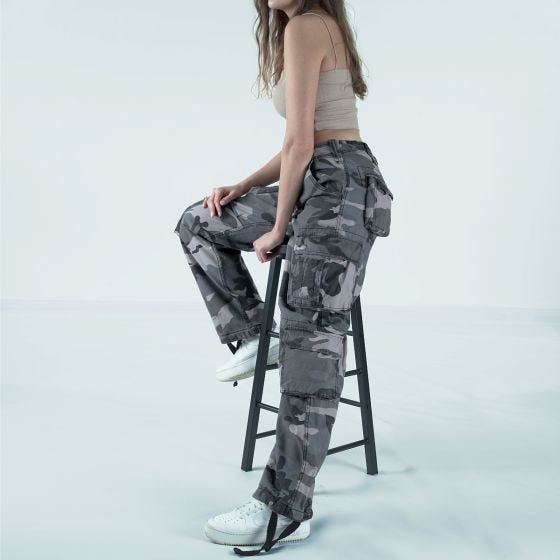 Surplus Ladies Airborne Vintage Trousers Night Camo