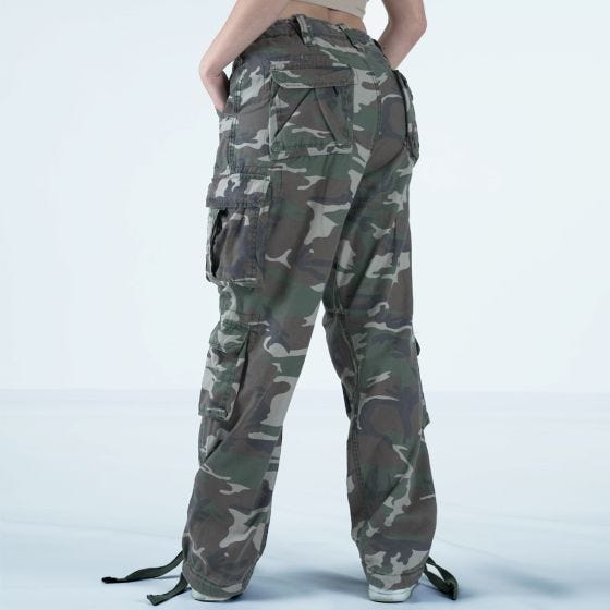 Surplus Ladies Airborne Vintage Trousers Woodland