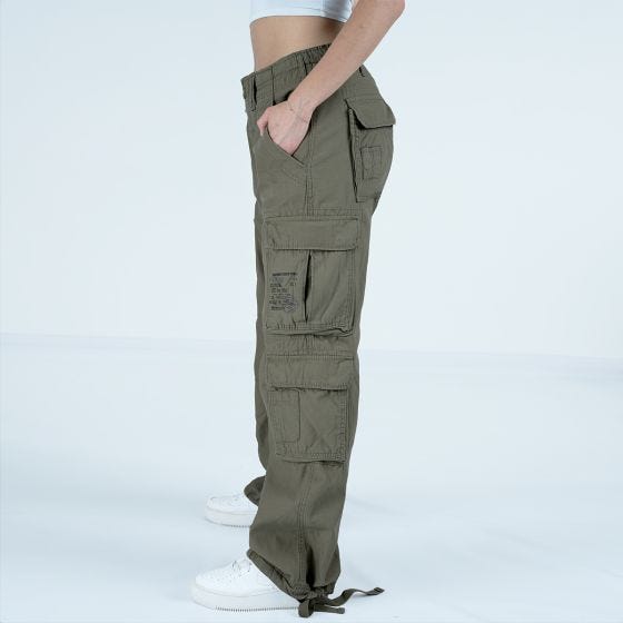 Brandit Ladies Pure Vintage Trousers Olive