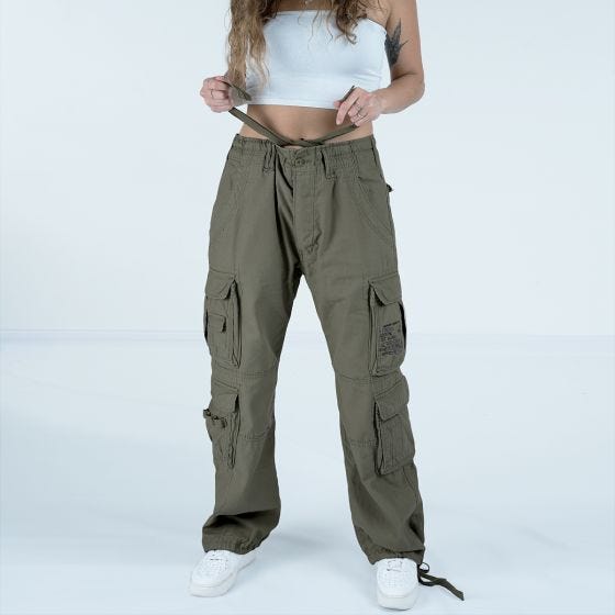 Brandit Ladies Pure Vintage Trousers Olive