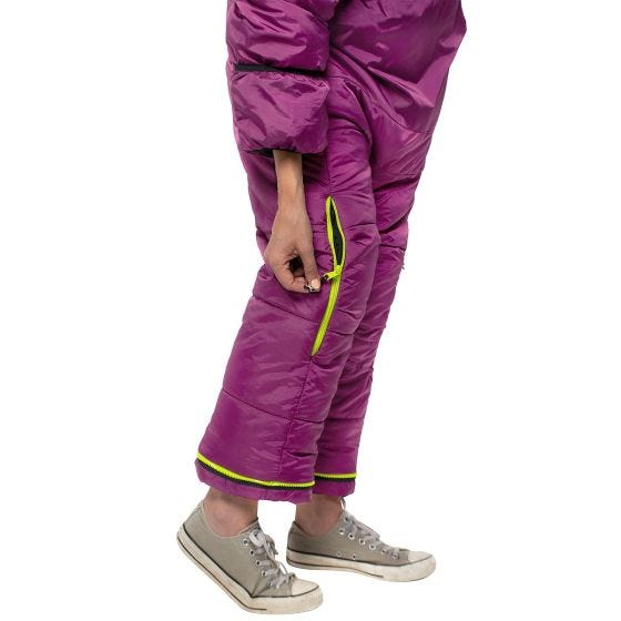 Selk'bag Original 6G Sleeping Bag Suit Purple Evening
