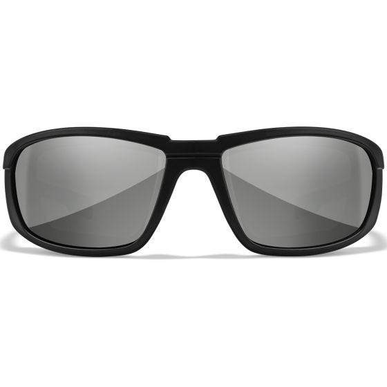 Wiley X WX Boss Glasses - Silver Flash Lens / Matte Black Frame