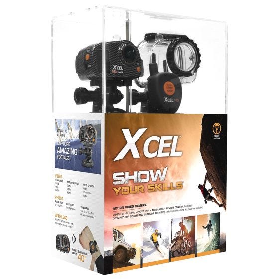 Xcel HD Sport Edition Camera Carbon