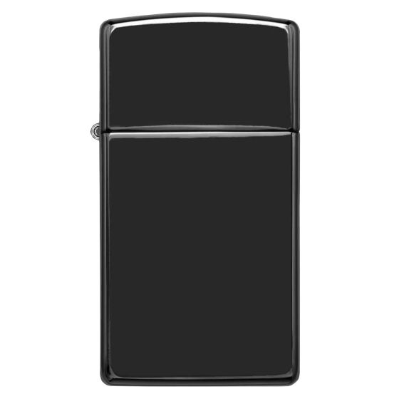 Zippo Slim Lighter High Polish Black