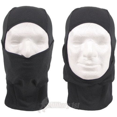 MFH 1 Hole Balaclava Lightweight Spandex Black